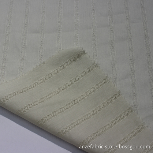 100 cotton dobby fabric off white for dress